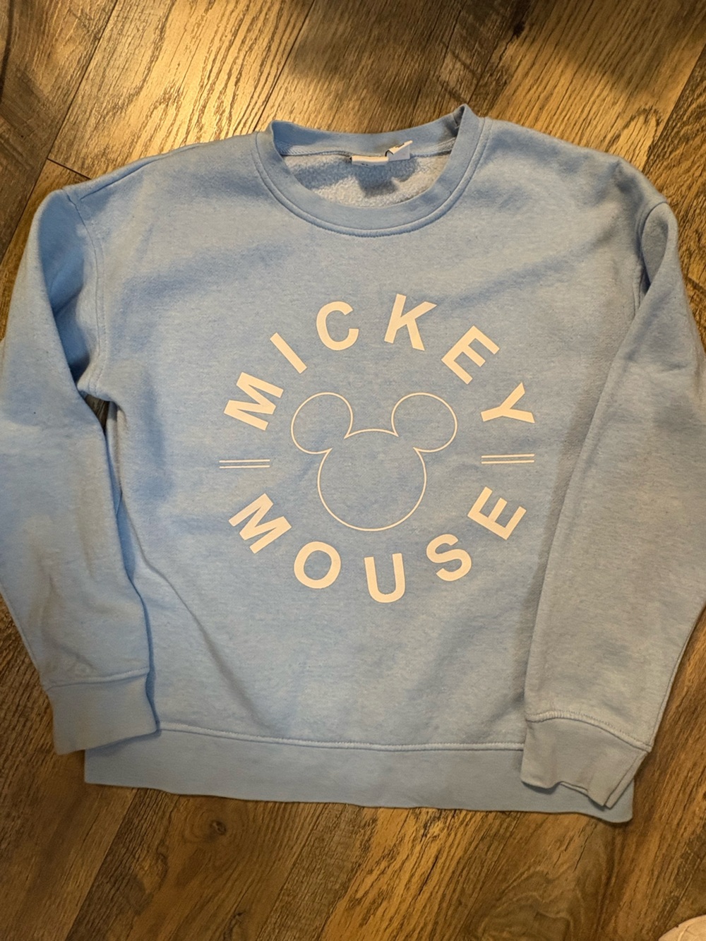 Disney Light Blue micky mouse sweatshirt